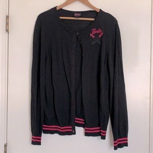 Torrid Barbie lipstick cardigan (Size 1)